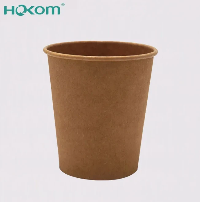 No Logo Printing Kraft Coffee Cup