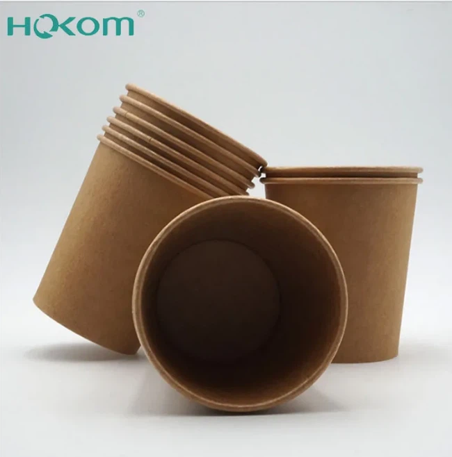 No Logo Printing Kraft Coffee Cup